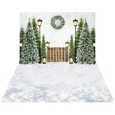 LB1537 Winter Gate Backdrop Combo (2 Pcs)