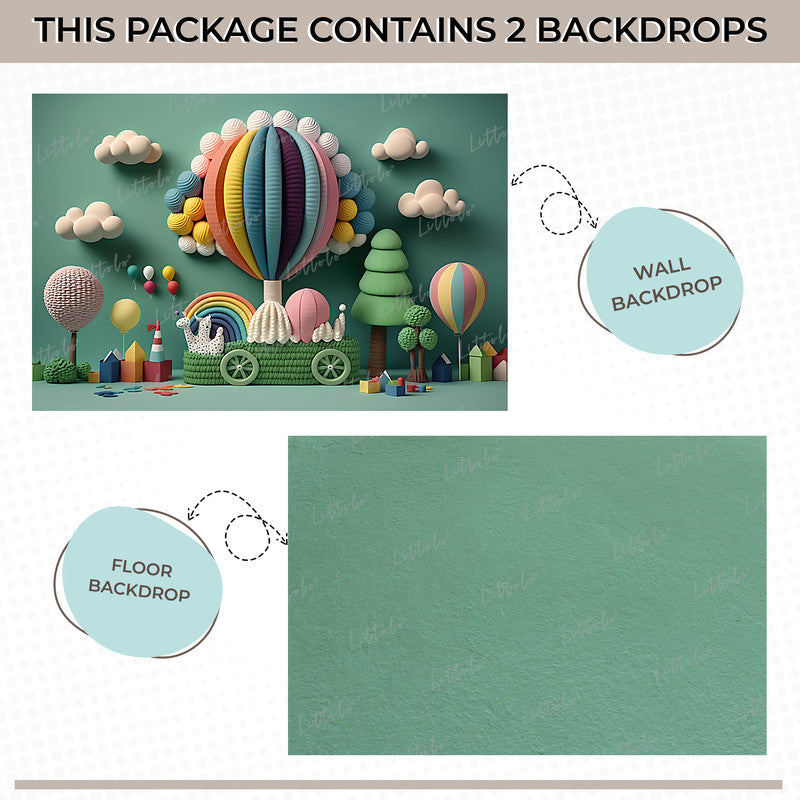 LB1539 Whimsical Paper Art Duodrop (2 Pcs)