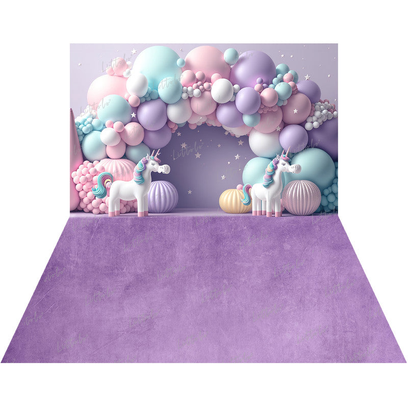 LB1540 Pastel Unicorn Balloon Duodrop (2 Pcs)