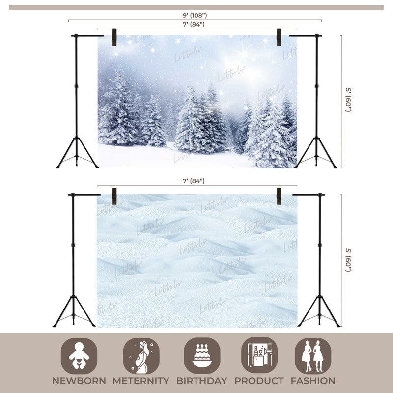 LB1541 Winter Forest Duodrop (2 Pcs)