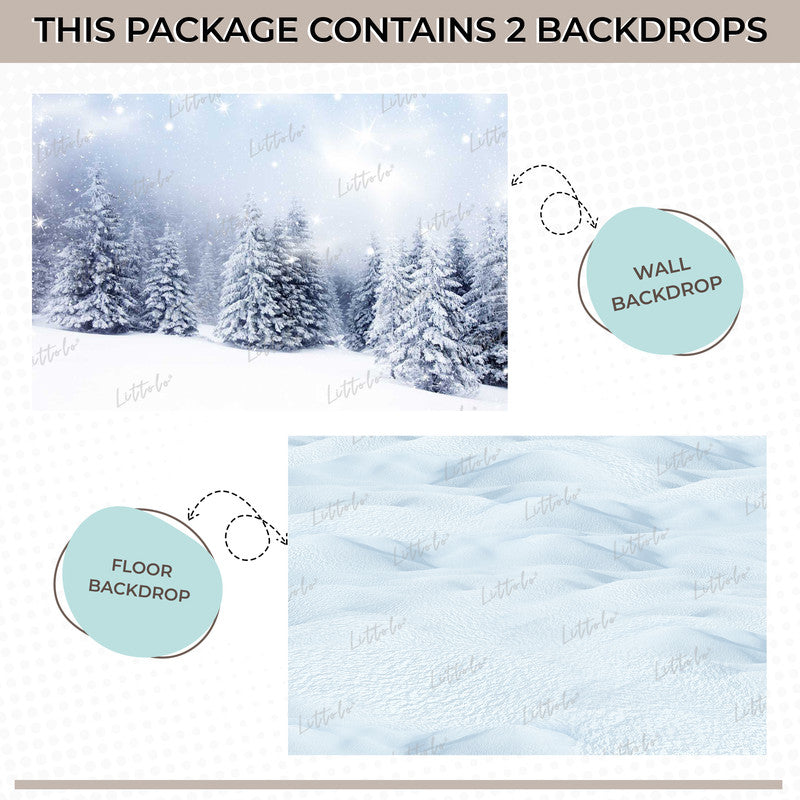LB1541 Winter Forest Duodrop (2 Pcs)