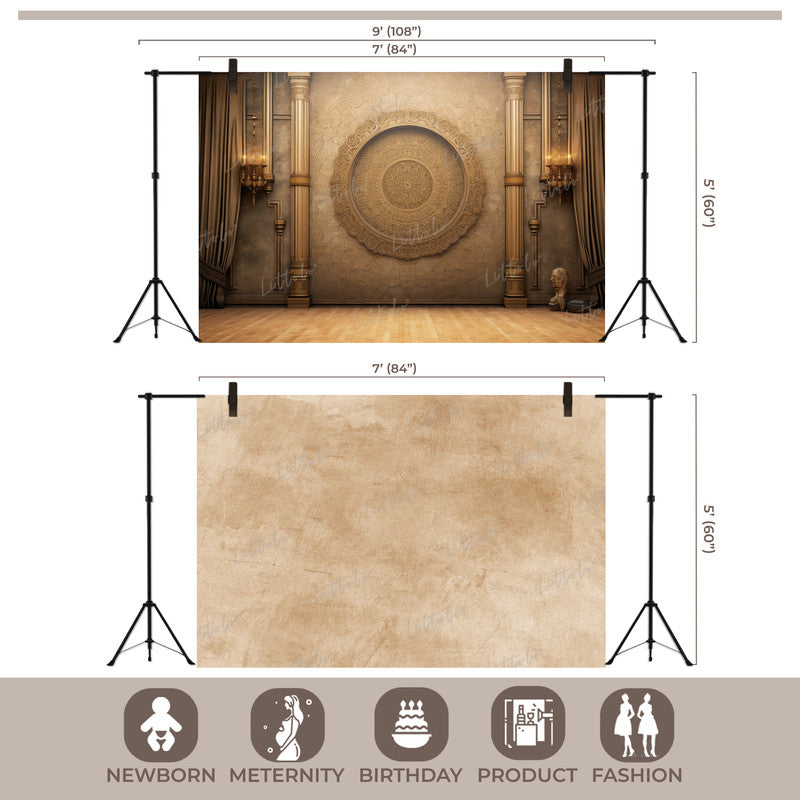 LB1544 Vintage Interior Room Duodrop (2 Pcs)