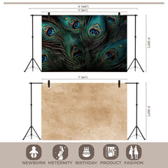 LB1548 Peacock Feather Duodrop (2 Pcs)