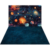 LB1553 Cosmic Galaxy Backdrop Combo (2 Pcs)