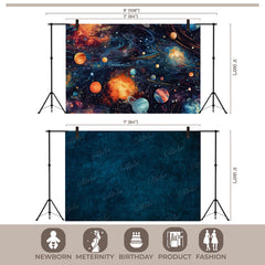 LB1553 Cosmic Galaxy Duodrop (2 Pcs)
