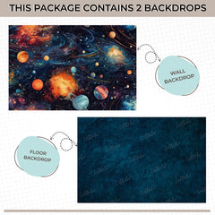LB1553 Cosmic Galaxy Duodrop (2 Pcs)