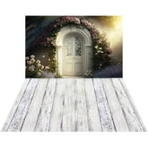 LB1554 Enchanted Garden Doorway Backdrop Combo (2 Pcs)