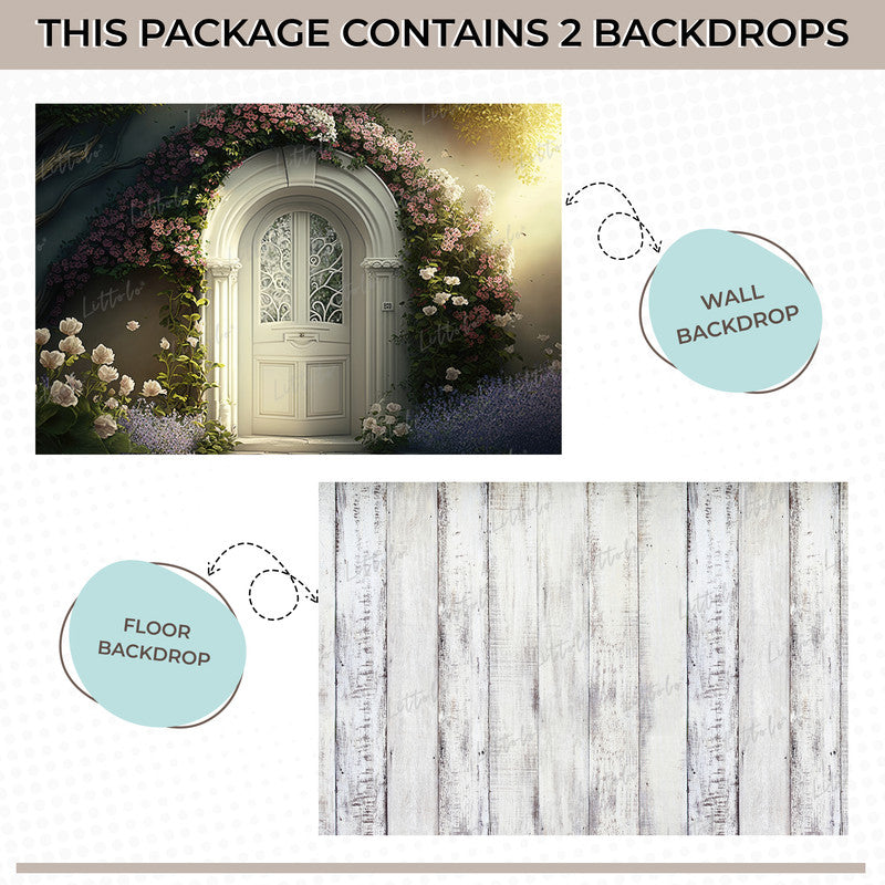LB1554 Enchanted Garden Doorway Duodrop (2 Pcs)