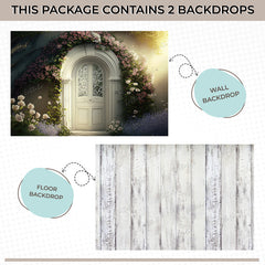 LB1554 Enchanted Garden Doorway Duodrop (2 Pcs)