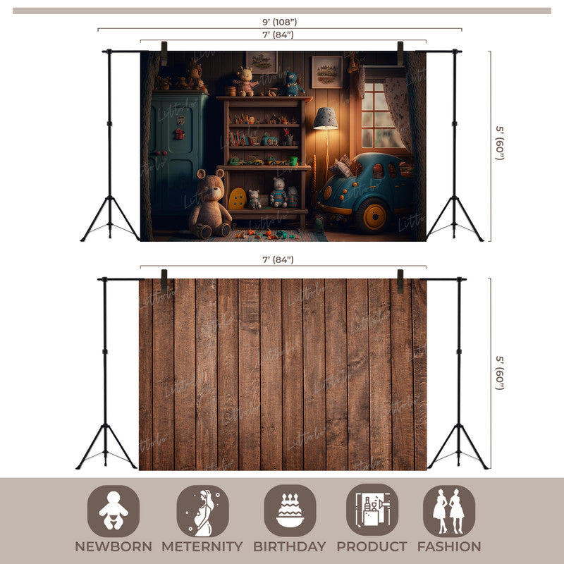 LB1555 Vintage Toy Room Duodrop (2 Pcs)