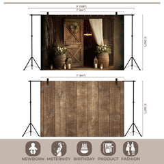 LB1556 Rustic Door Floral Duodrop (2 Pcs)