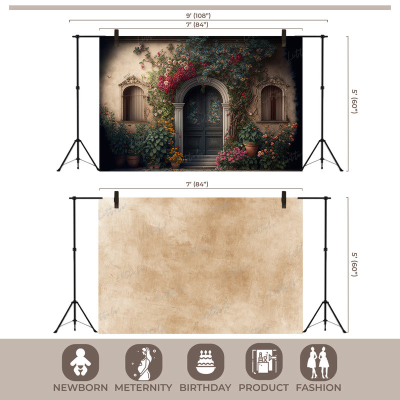 LB1559 Floral Archway Entrance Duodrop (2 Pcs)