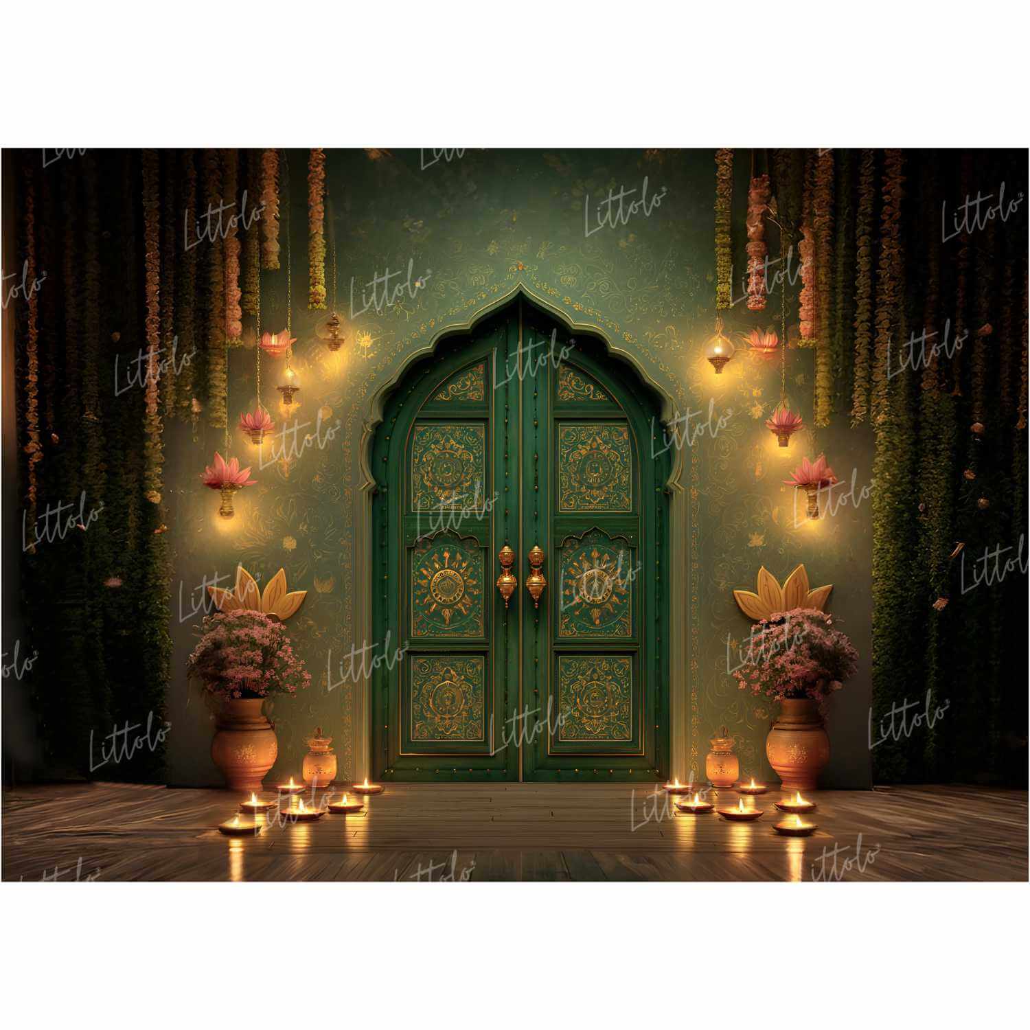 LB1561 Festive Diwali Backdrop