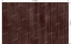 LB1561 Wooden Brown Plank Backdrop