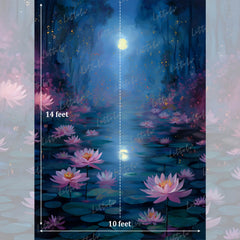 LB1567 Fine Art Moon Reflection Maternity Background