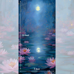 LB1567 Fine Art Moon Reflection Maternity Background