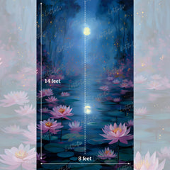 LB1567 Fine Art Moon Reflection Maternity Background