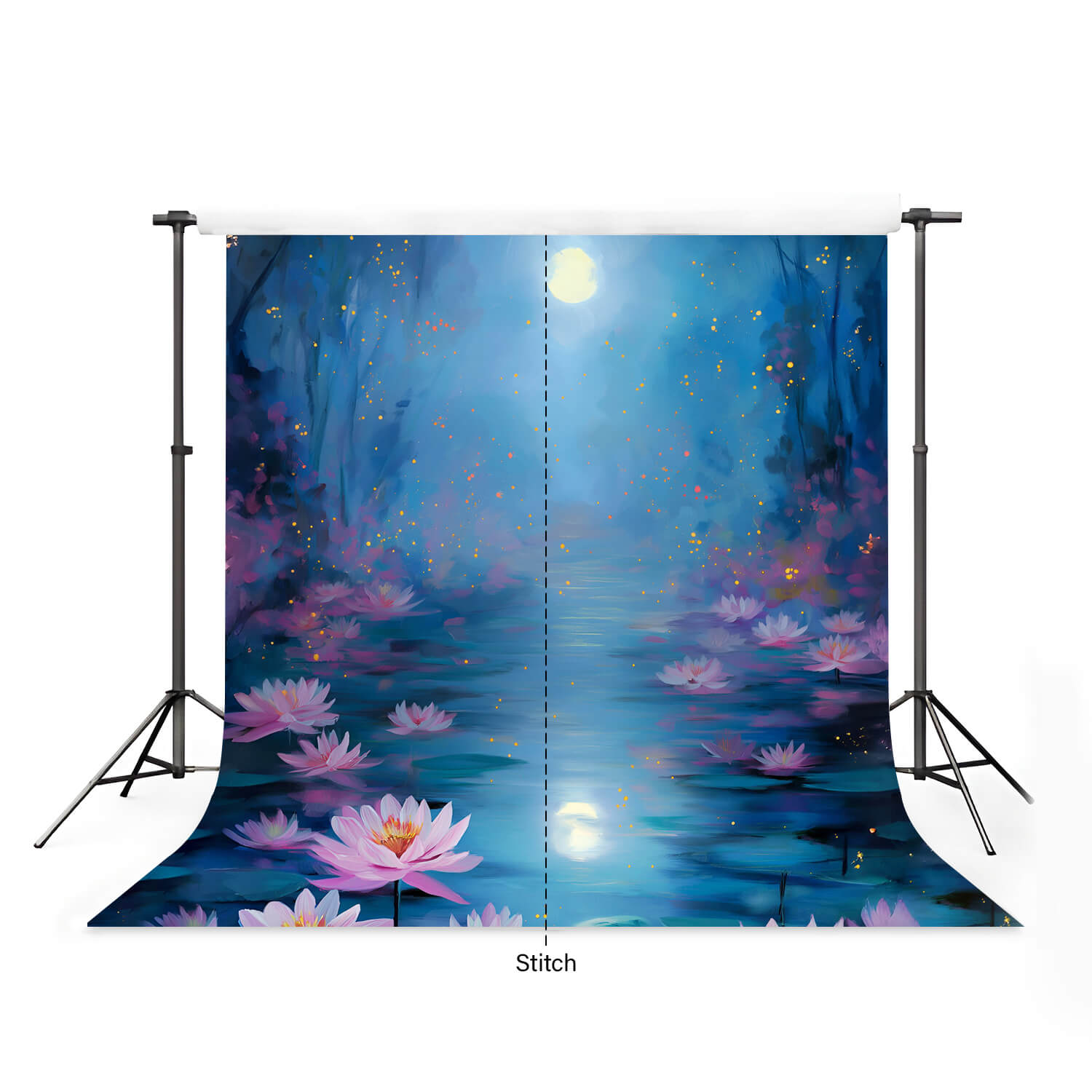 LB1567 Fine Art Moon Reflection Maternity Background