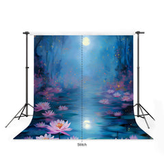 LB1567 Fine Art Moon Reflection Maternity Background