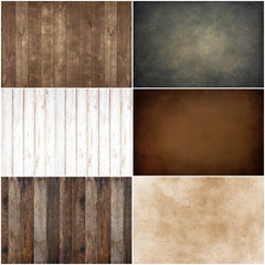 LB1569 Plank & Texture Backdrop Combo (6 Pcs)