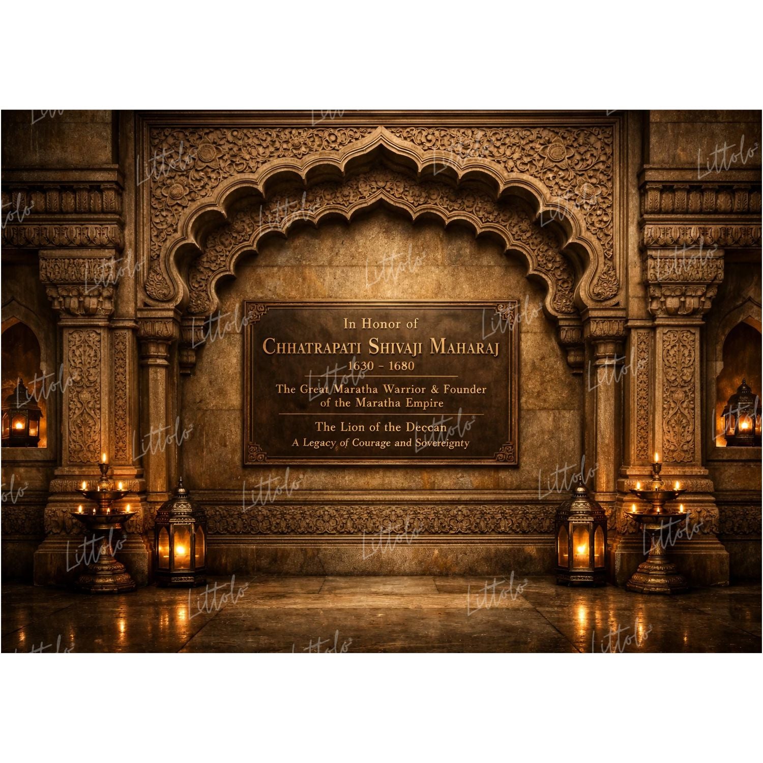 LB1571 Chhatrapati Shivaji Maharaj Backdrop