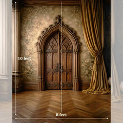 LB1574 Royal Heritage Palace Door Maternity Backdrop