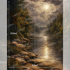 LB1576 Midnight Harmony Maternity Backdrop