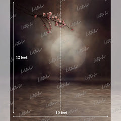 LB1589 Moody Moonlight Blossom Maternity Backdrop