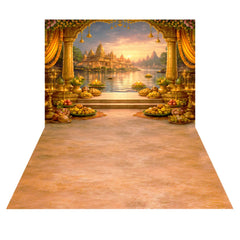 LB1602C Ayodhya Sarayu River Ram Navami Floor & Wall Duodrop (2 Pcs)