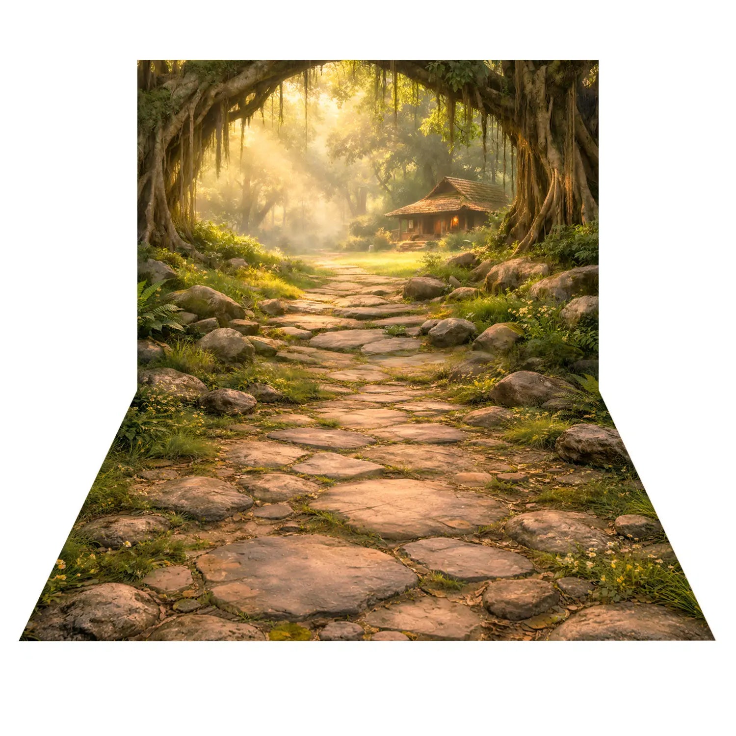 LB1604C Mystic Forest Cottage Floor & Wall Duodrop (2 Pcs)