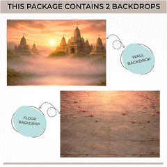 LB1607C Devine Ayodhya Morning Floor & Wall Duodrop (2 Pcs)