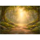 LB1610W Ram Navami Divine Sunlight Forest Backdrop