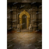 LB1618 Vintage Ruins Palace Arch Maternity Backdrop