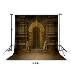 LB1618 Vintage Ruins Palace Arch Maternity Backdrop
