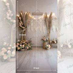 LB1627 Boho Baby Bliss Setup Maternity Backdrop