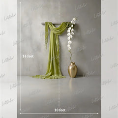 LB1628 Olive Grace Minimal Setup Maternity Backdrop
