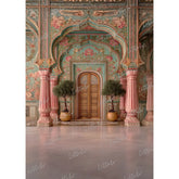 LB1629 Royal Pastel Palace Arch Maternity Backdrop