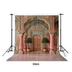 LB1629 Royal Pastel Palace Arch Maternity Backdrop