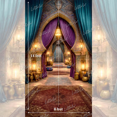 LB1631 Moroccan Arabian Theme Maternity Backdrop