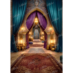 LB1631 Moroccan Arabian Theme Maternity Backdrop