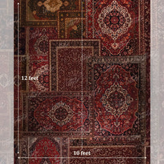LB1634 Crimson Heritage Carpet Maternity Backdrop
