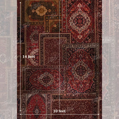 LB1634 Crimson Heritage Carpet Maternity Backdrop