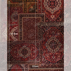 LB1634 Crimson Heritage Carpet Maternity Backdrop