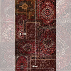 LB1634 Crimson Heritage Carpet Maternity Backdrop