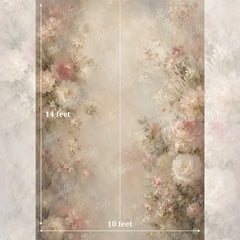 LB1635 Pastel Petal Symphony Maternity Backdrop