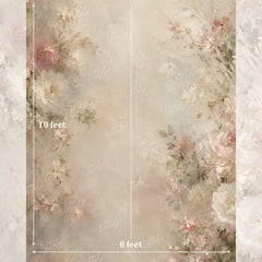 LB1635 Pastel Petal Symphony Maternity Backdrop