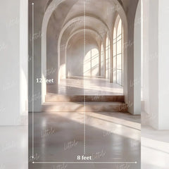 LB1638 Luminous Elysian Corridor Maternity Backdrop