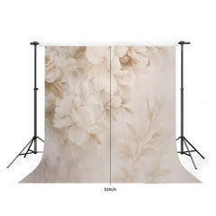 LB1640 Elegant Peony Flower Maternity Backdrop
