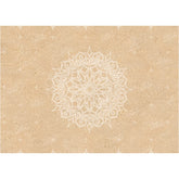 LB1643F Village Mud Courtyard Rangoli Floor Backdrop