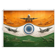 LB1654 Indian Air Force Tricolour Backdrop
